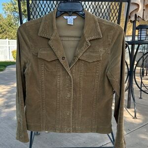 CAbi Women's Tan Corduroy Jacket